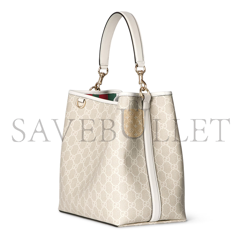 GUCCI GG EMBLEM MEDIUM BUCKET BAG 815103 (25*25*15.5cm)